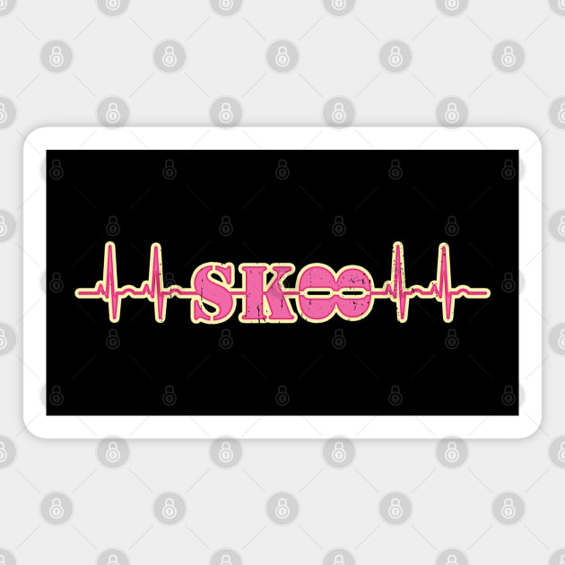 sk8 Forever Heartbeat Magnet by Made by Popular Demand